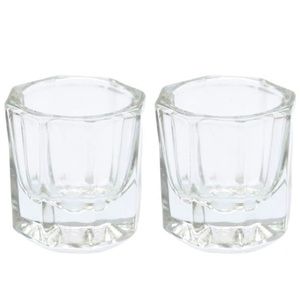 acrylic liquid powder dappen dish Crystal cup